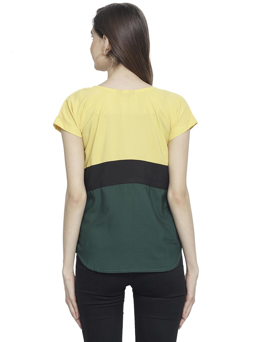 women's straight scoop neck top - 19878409 - Standard Image - 2