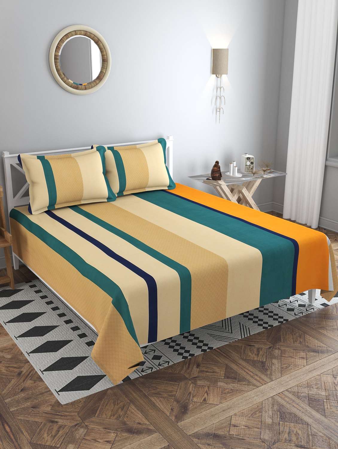 multitex printed bedsheet set