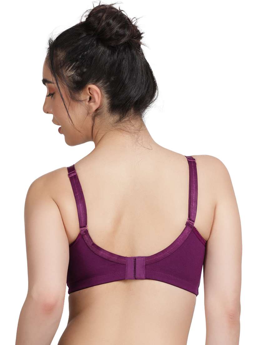 purple cotton tshirt bra - 19883196 -  Standard Image - 2