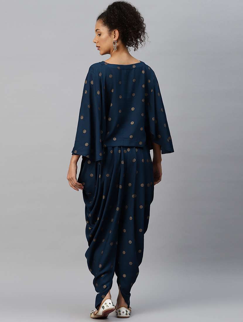 women printed flared sleeve ethnic co-ord set - 19883360 -  Standard Image - 2