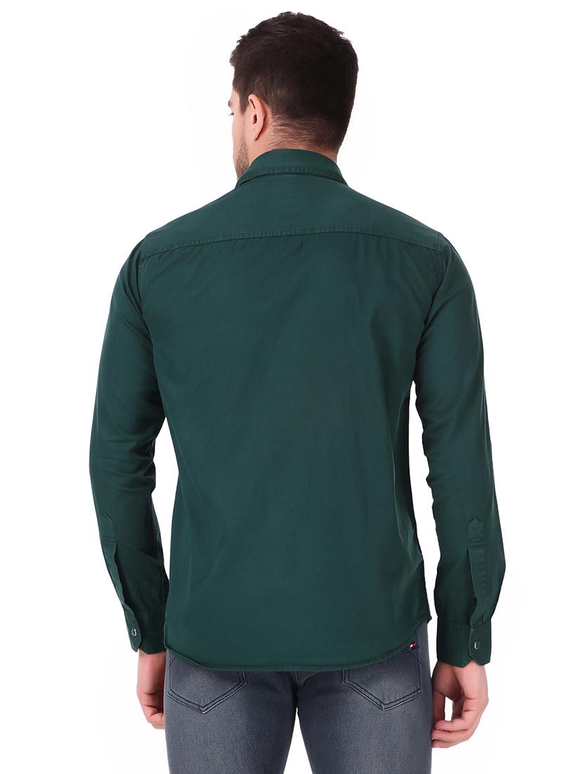 mens solid casual shirt - 19889556 - Standard Image - 2