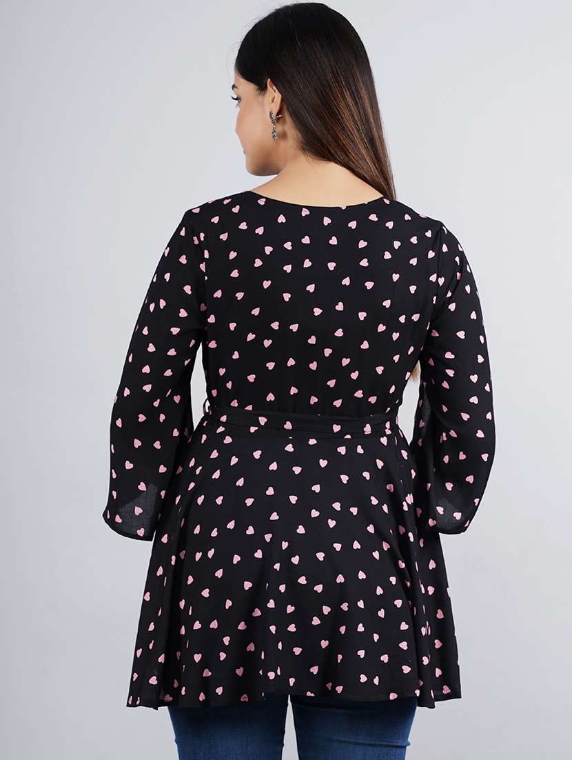 women's peplum round neck top - 19891592 -  Standard Image - 2