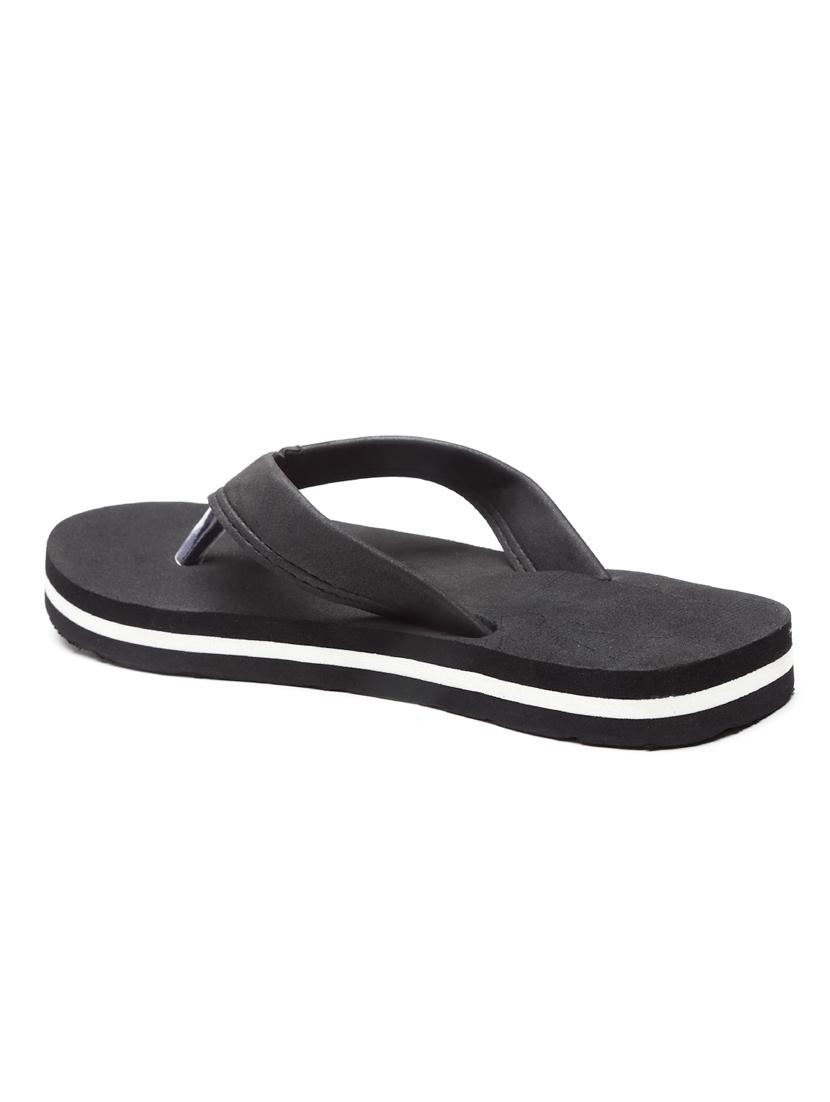 black slip on flip flop - 19891647 - Standard Image - 2