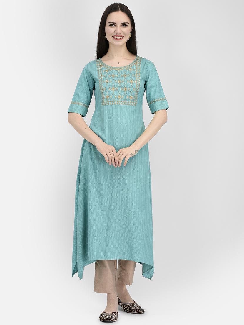 women's asymmetric kurta - 19891688 -  Zoom Image - 0
