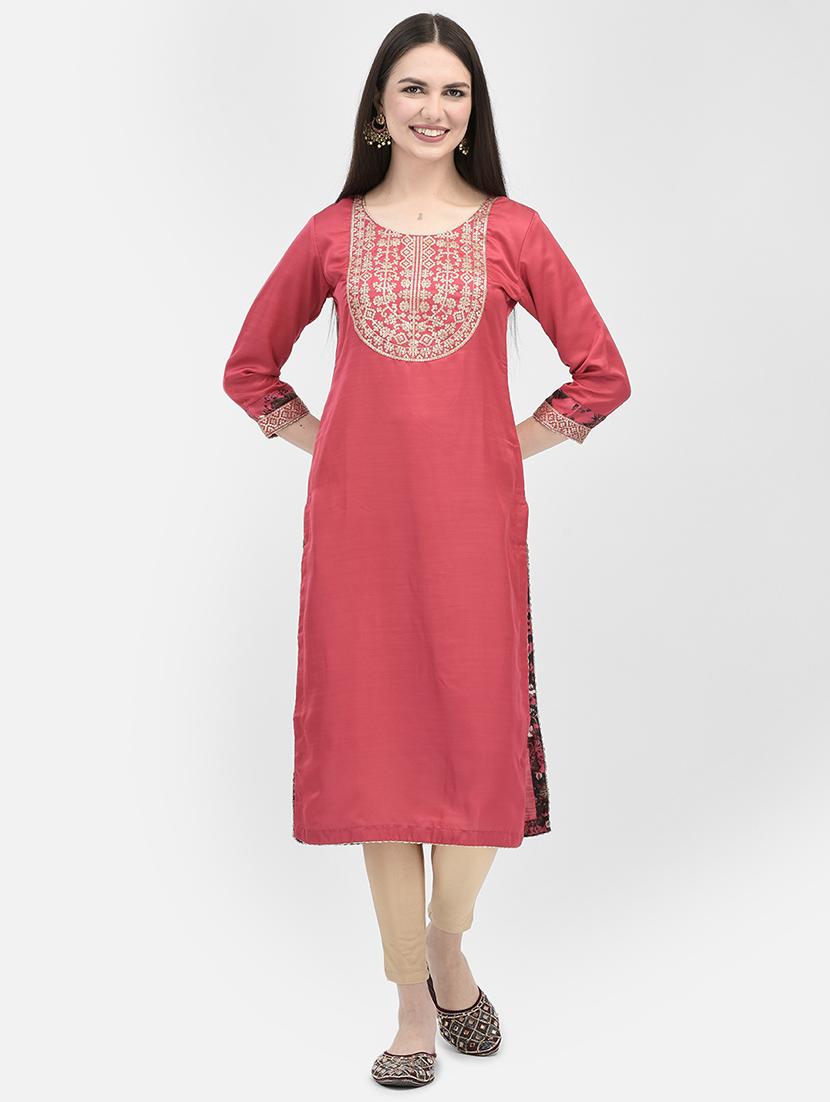 women's straight kurta - 19891698 - Zoom Image - 0