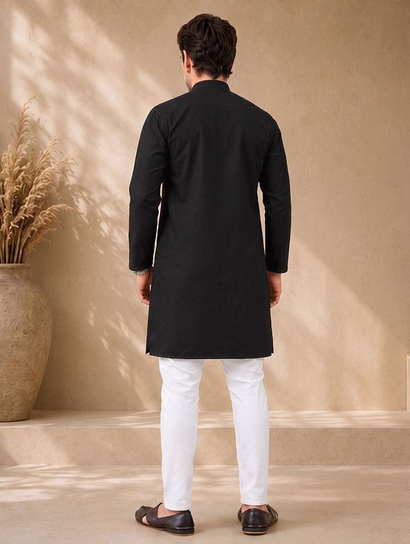 men pack of 2 solid kurta pyjama set - 19892486 -  Standard Image - 2