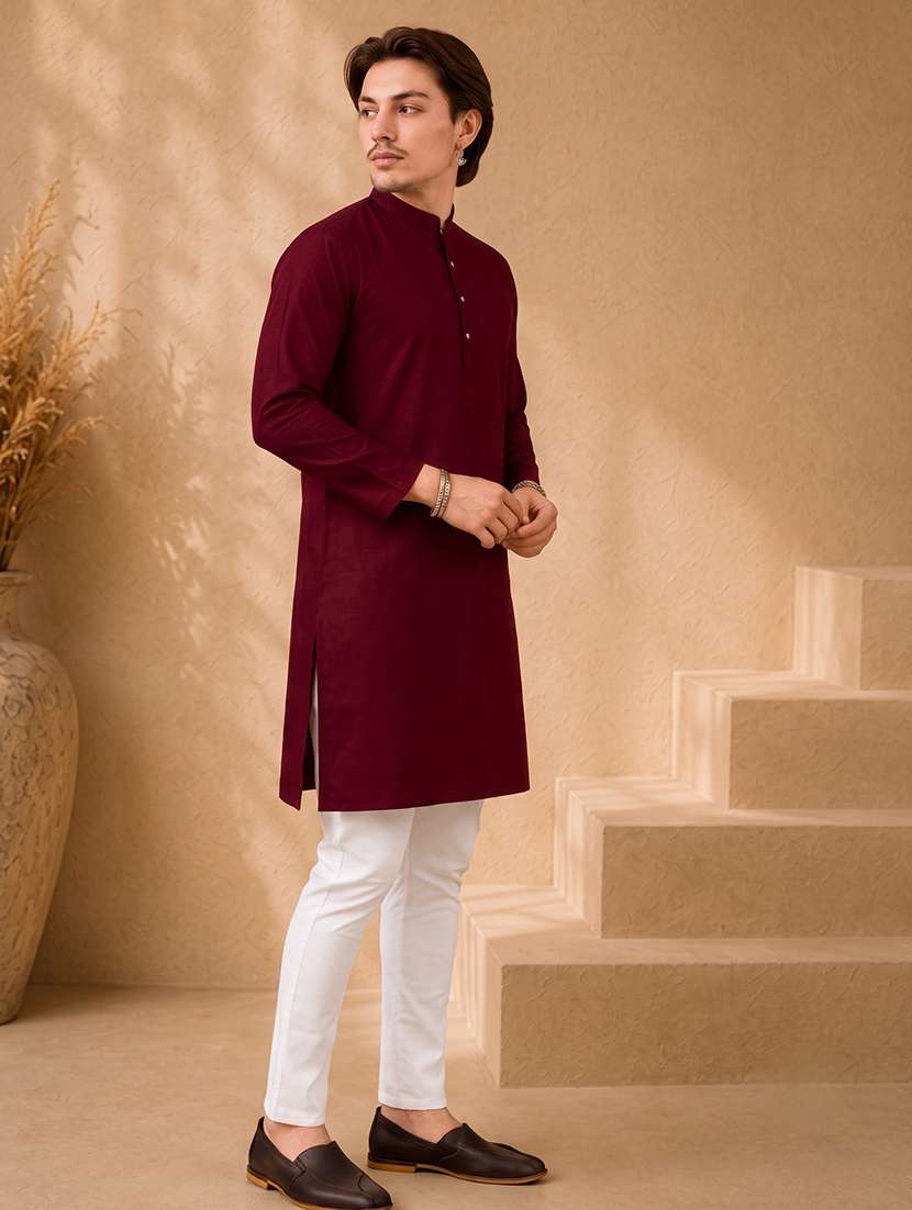 Pack Of 2 Multi Colored Solid Kurta Pyjama Set - 19892494 -  Standard Image - 2