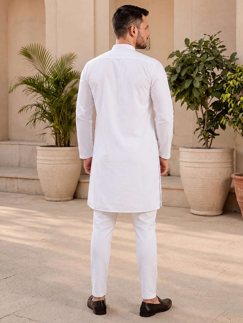 Pack Of 2 Solid Kurta Pyjama Sets - 19892993 -  Standard Image - 2