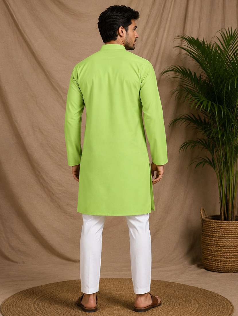 men pack of 2 solid kurta pyjama set - 19892998 -  Standard Image - 2