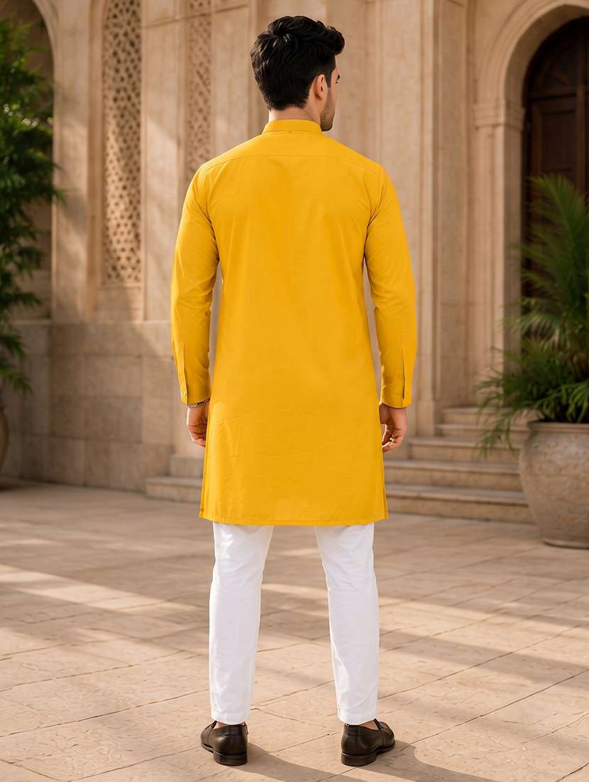 men pack of 2 solid kurta pyjama set - 19893041 -  Standard Image - 2
