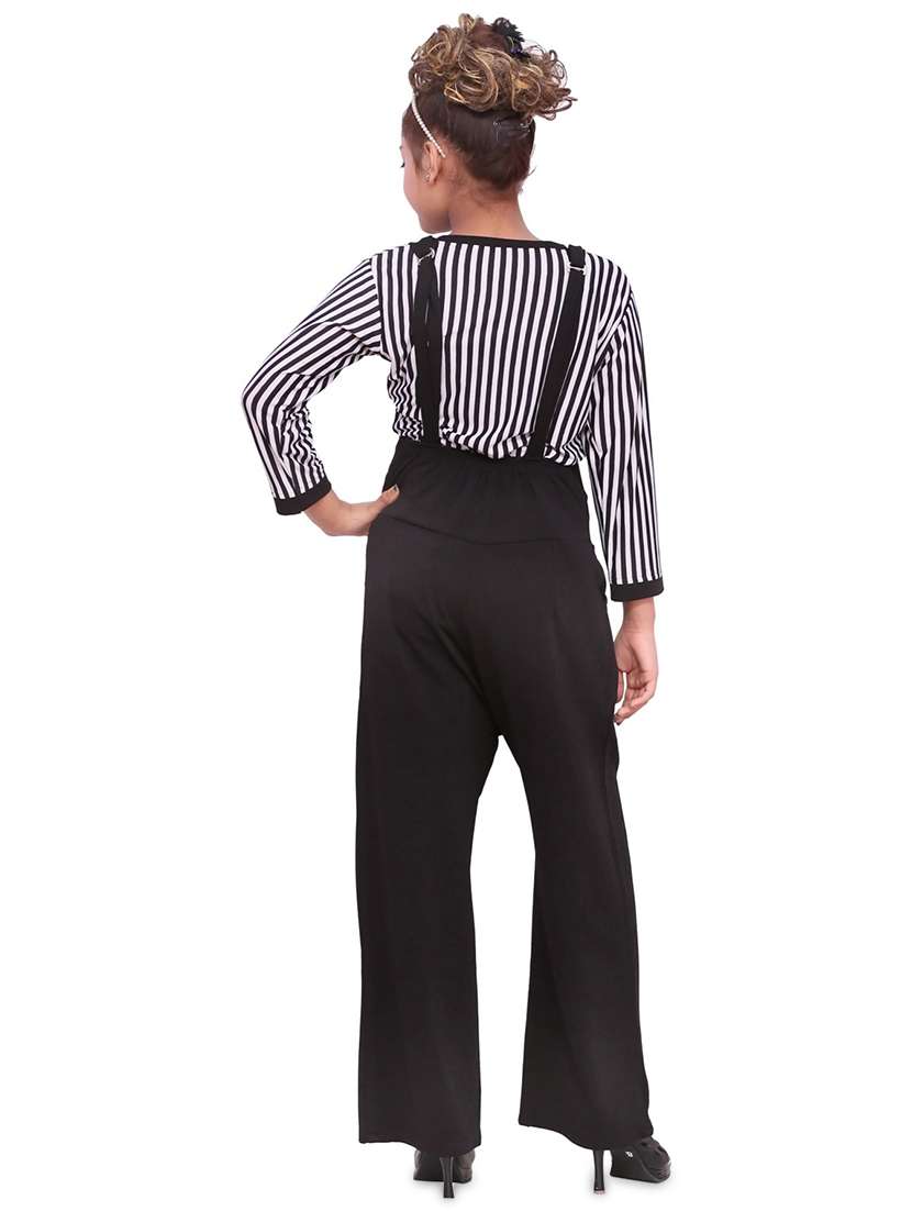 black solid dungarees - 19899644 - Standard Image - 2