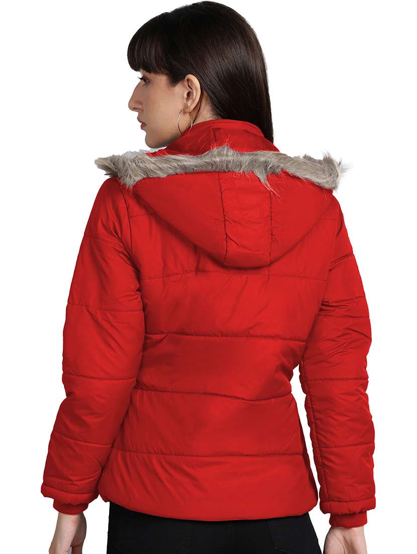 women solid long sleeve quilted jacket  - 19899845 -  Standard Image - 2