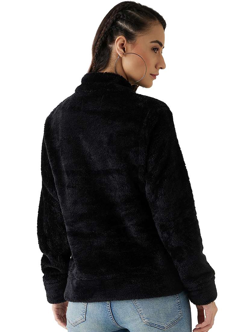 black wool fur jacket - 19899852 -  Standard Image - 2