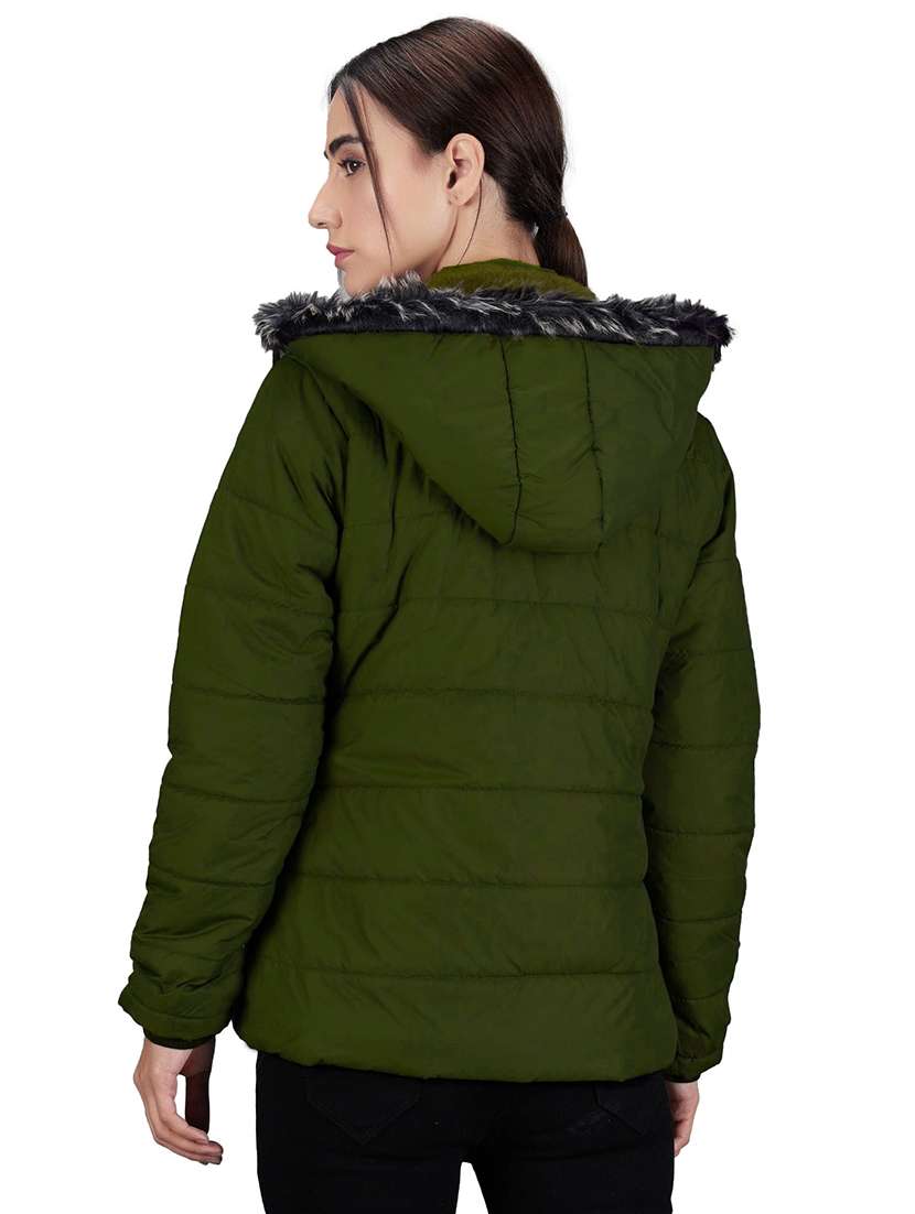 green nylon jacket - 19899861 -  Standard Image - 2
