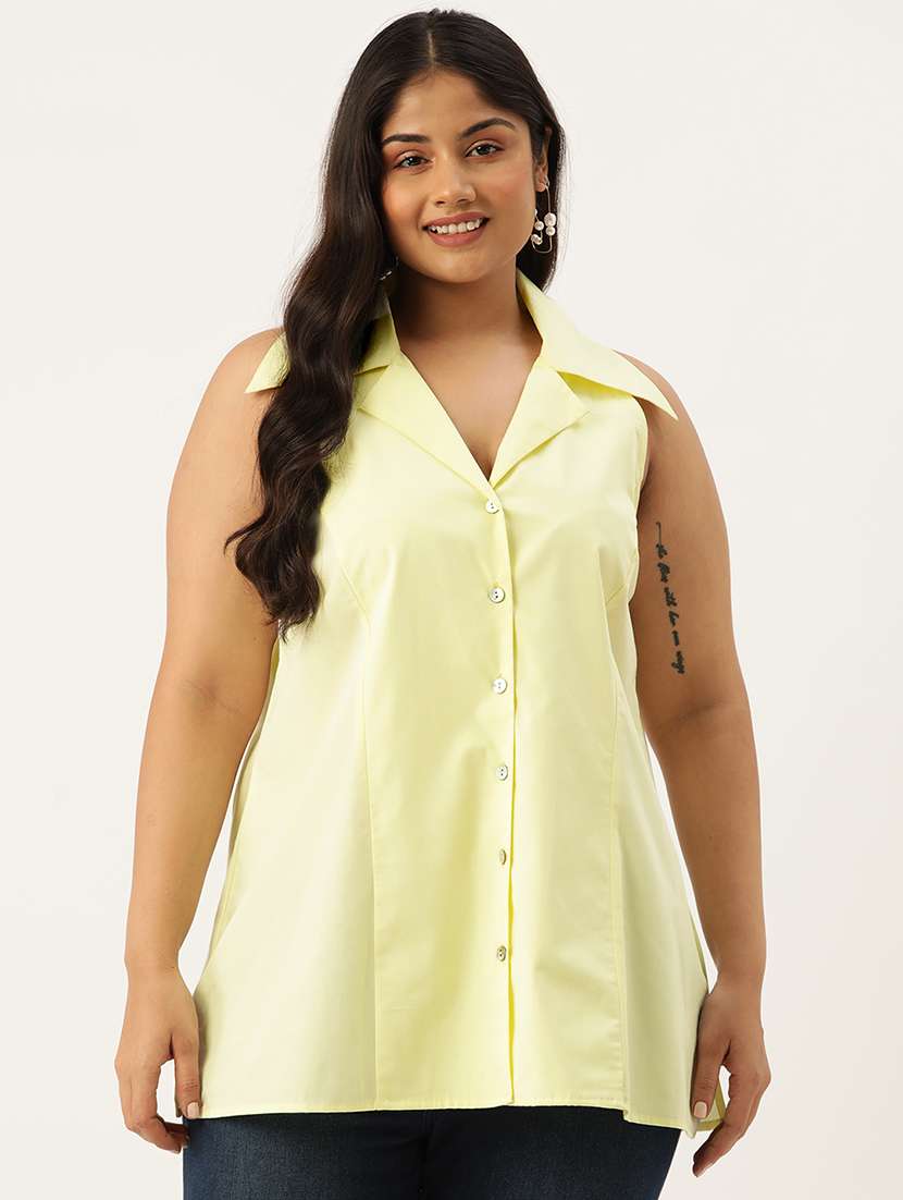women's straight collared top - 19902917 -  Zoom Image - 0