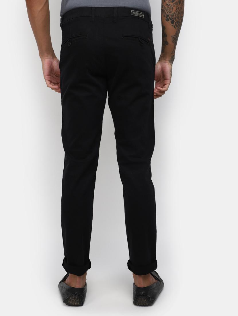 men solid mid rise chinos casual trouser - 19905255 - Standard Image - 2