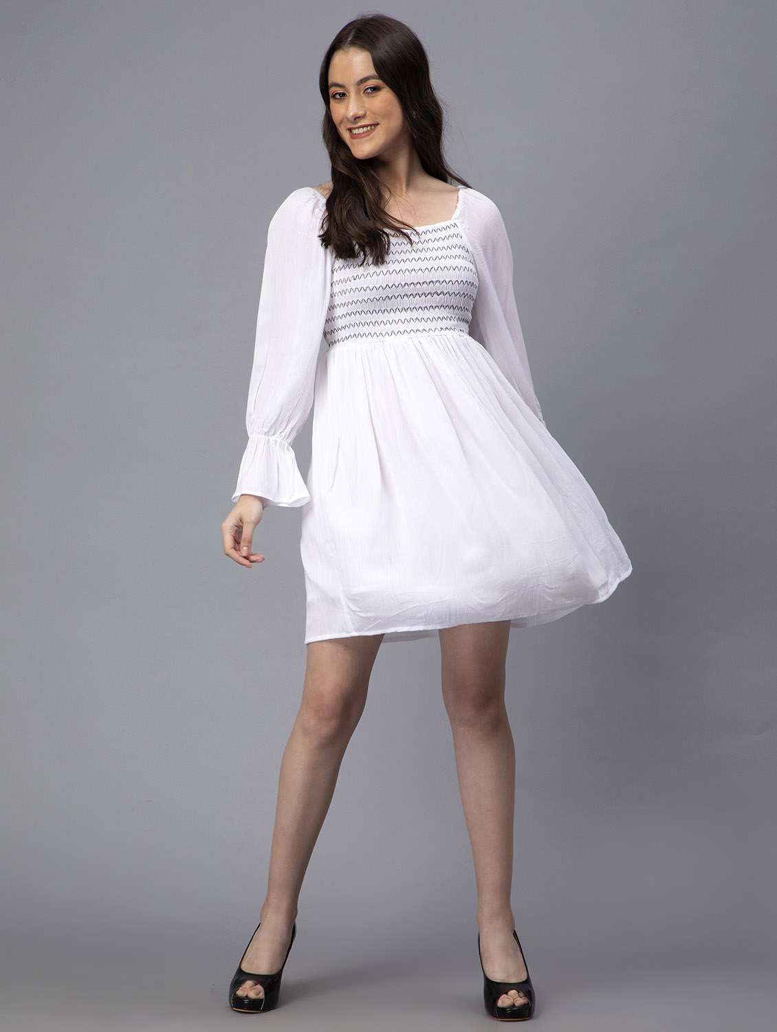 women's fit & flare mini dress - 19905837 -  Standard Image - 2