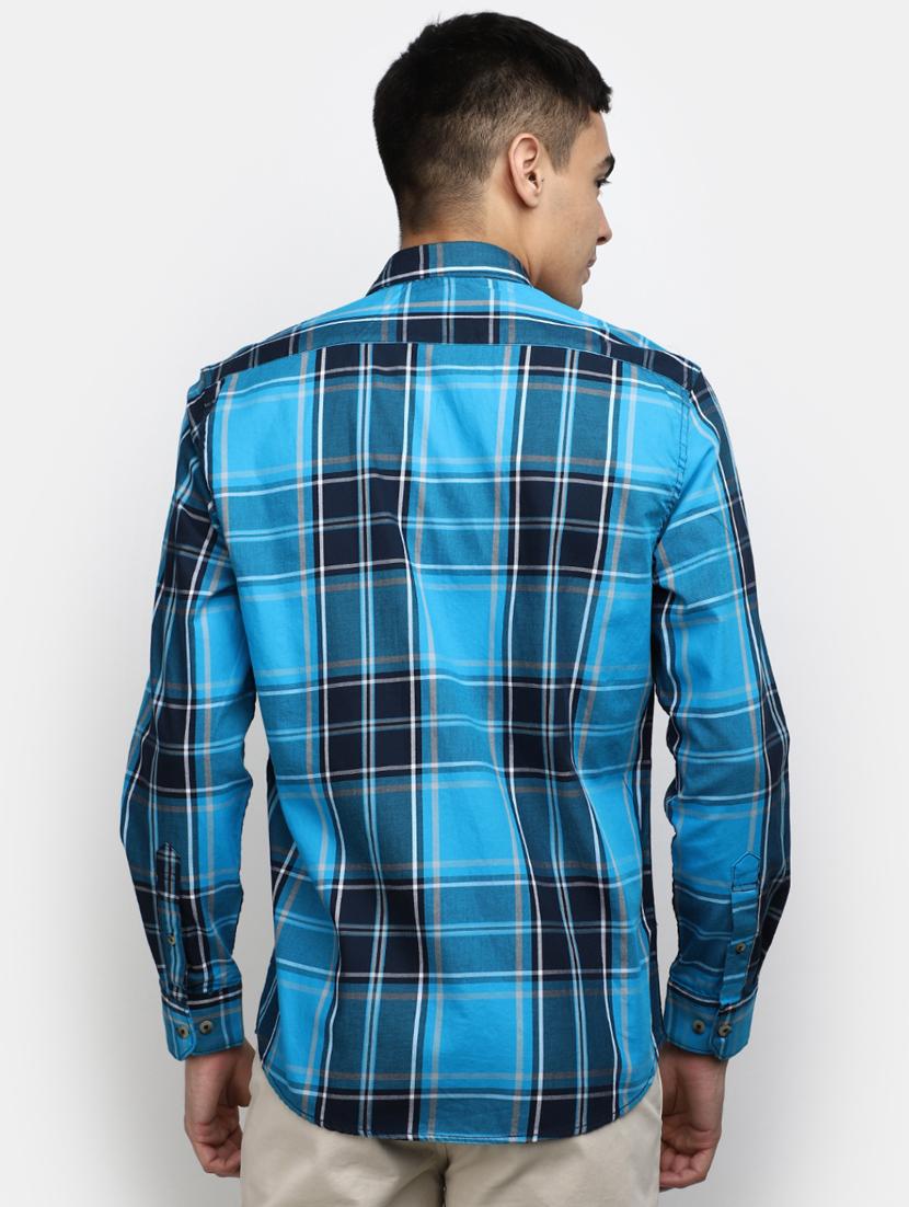 mens checks casual shirt - 19905931 - Standard Image - 2