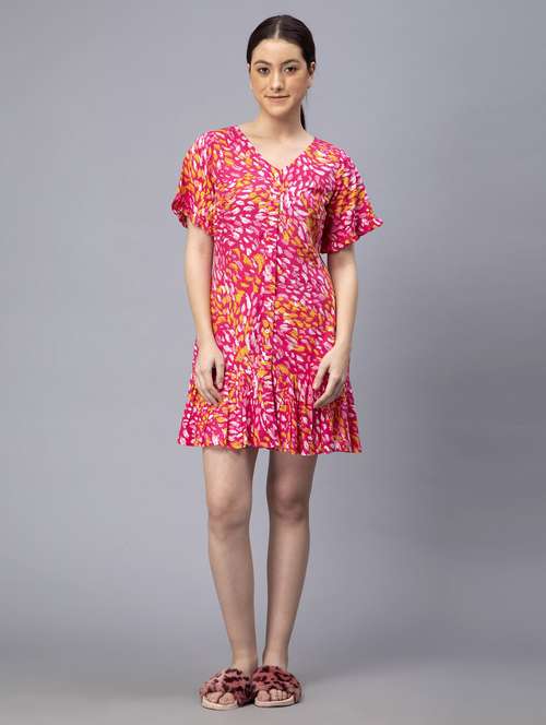 women's tiered dress camouflage dress - 19906008 -  Standard Image - 0