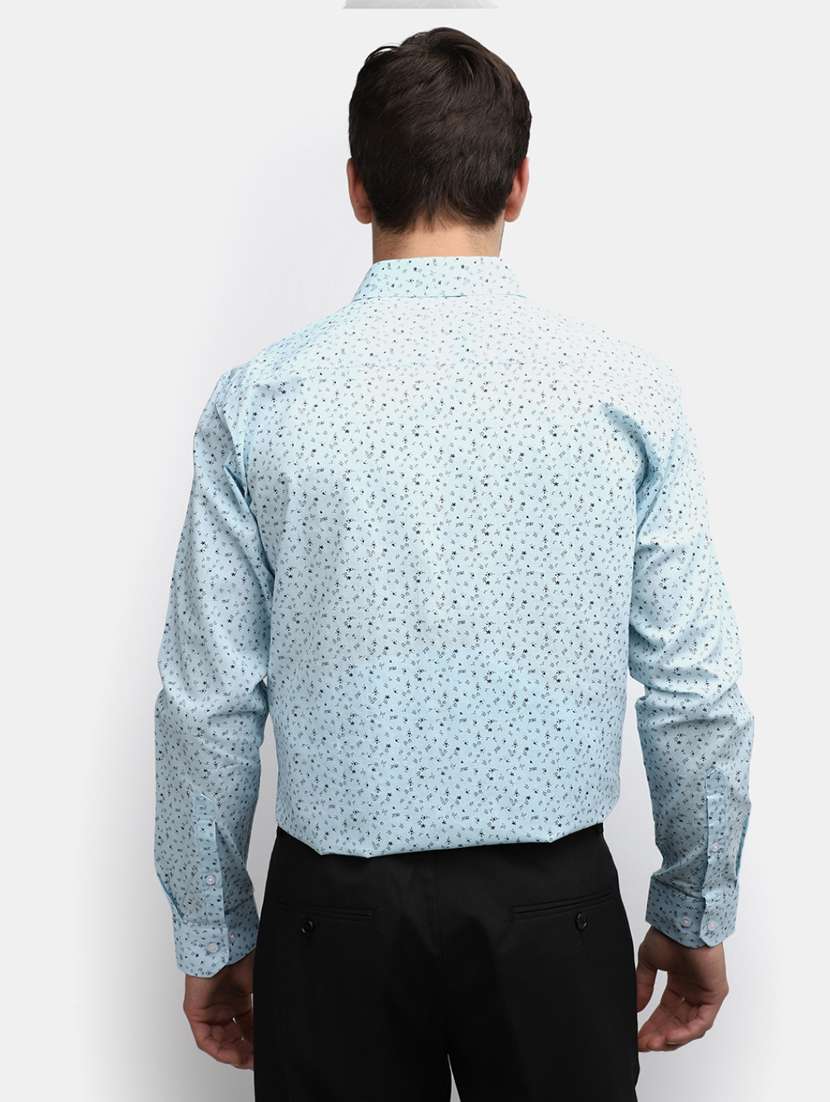 mens micro print formal shirt - 19906149 -  Standard Image - 2