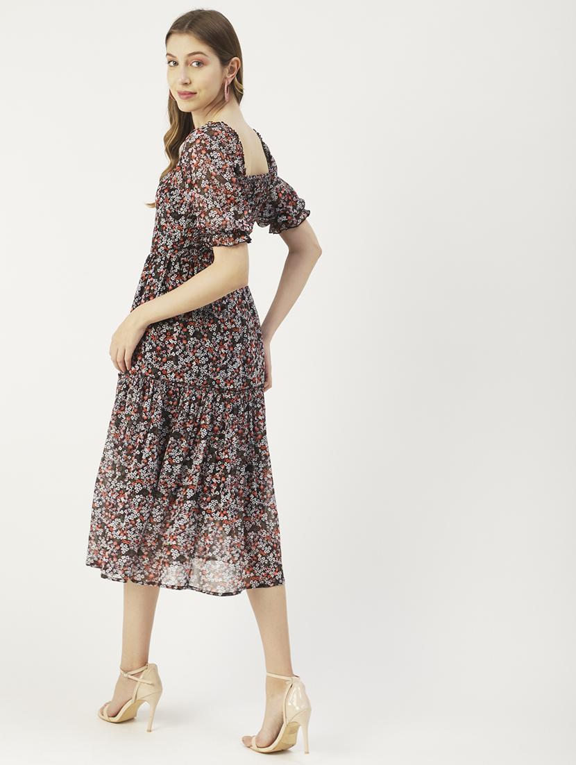 women's tiered dress floral dress - 19907146 - Standard Image - 2