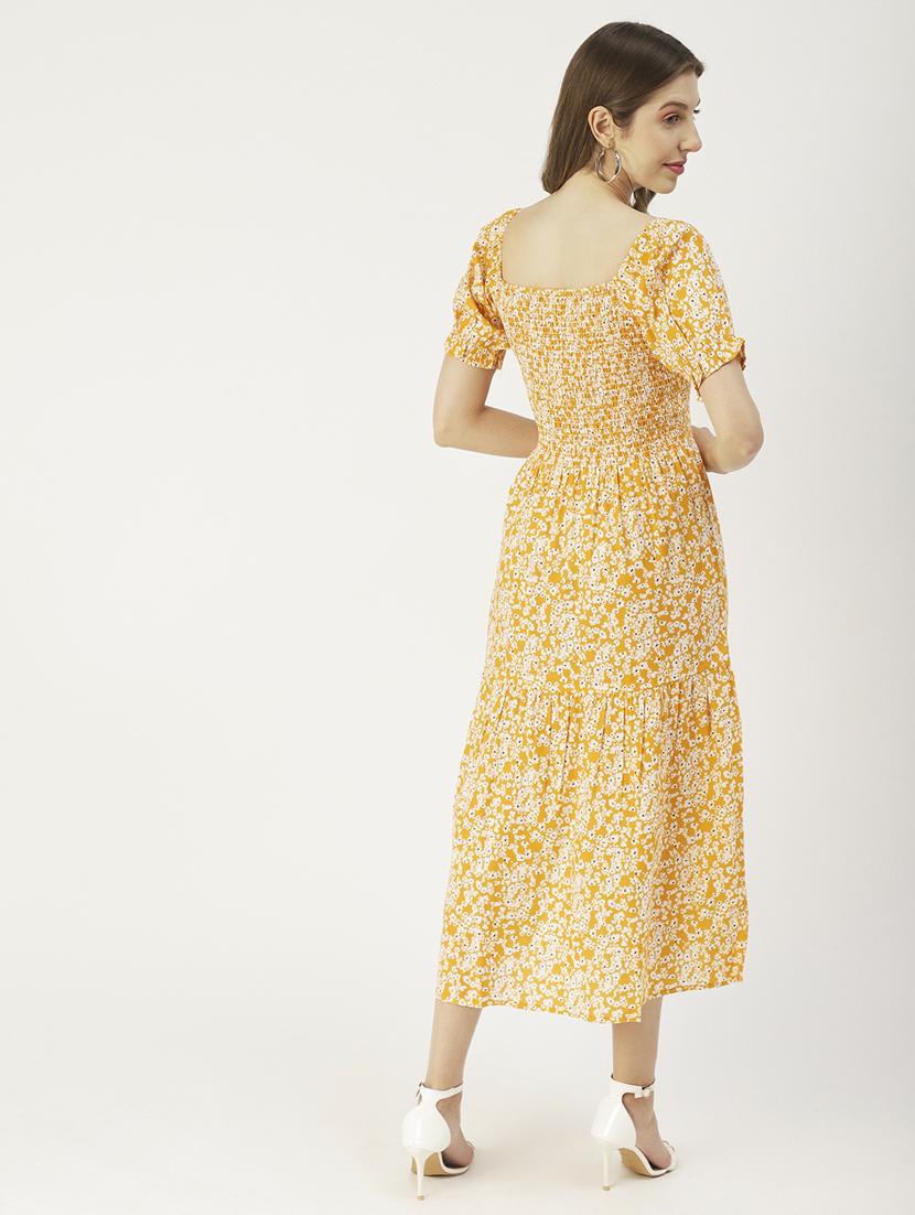 women's tiered dress floral dress - 19907153 - Standard Image - 2