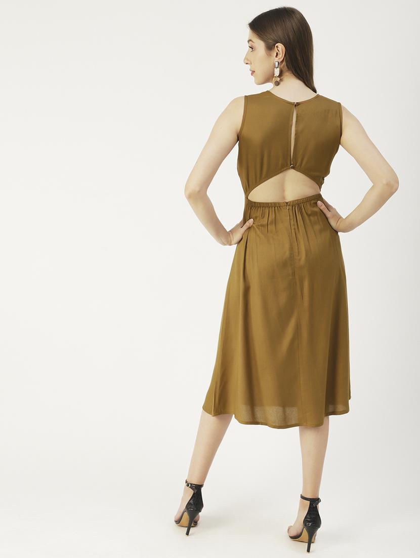 women's solid dress - 19907185 - Standard Image - 2