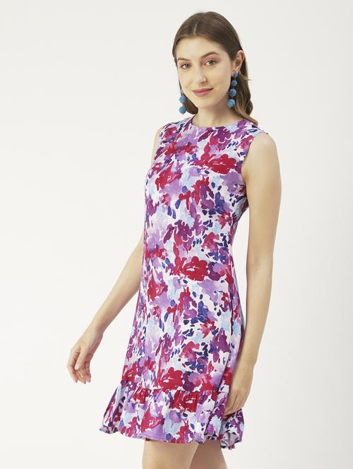 women's tiered dress floral dress - 19907190 -  Standard Image - 0