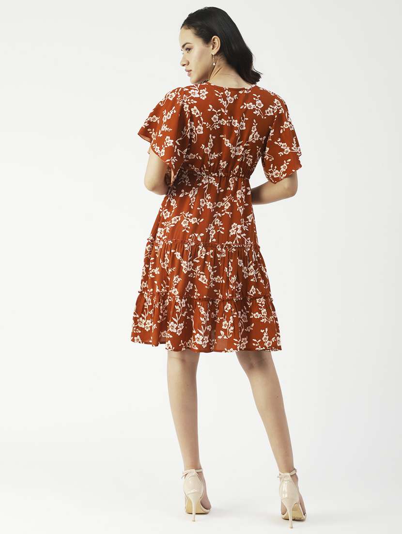 women's tiered dress floral dress - 19907221 -  Standard Image - 2