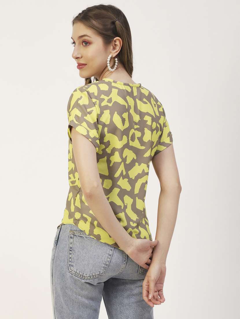 women's straight round neck top - 19907291 -  Standard Image - 2