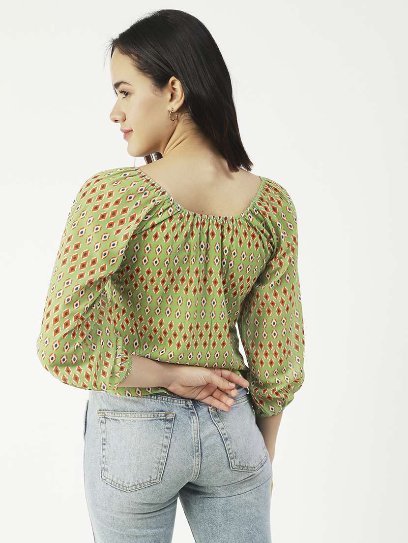 women's straight round neck top - 19907330 -  Standard Image - 2