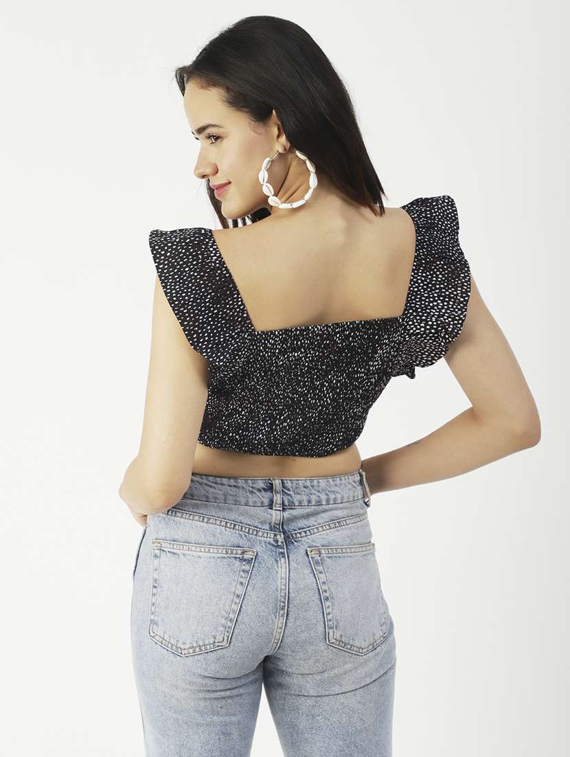 women's crop square neck top - 19907379 -  Standard Image - 2