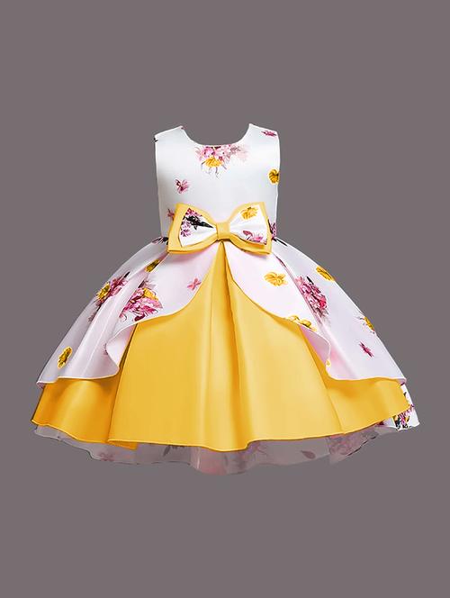 girls round neck sleeveless frock - 19907844 - Standard Image - 0