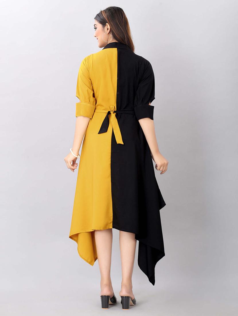 color block asymmetric dress - 19908125 - Standard Image - 2