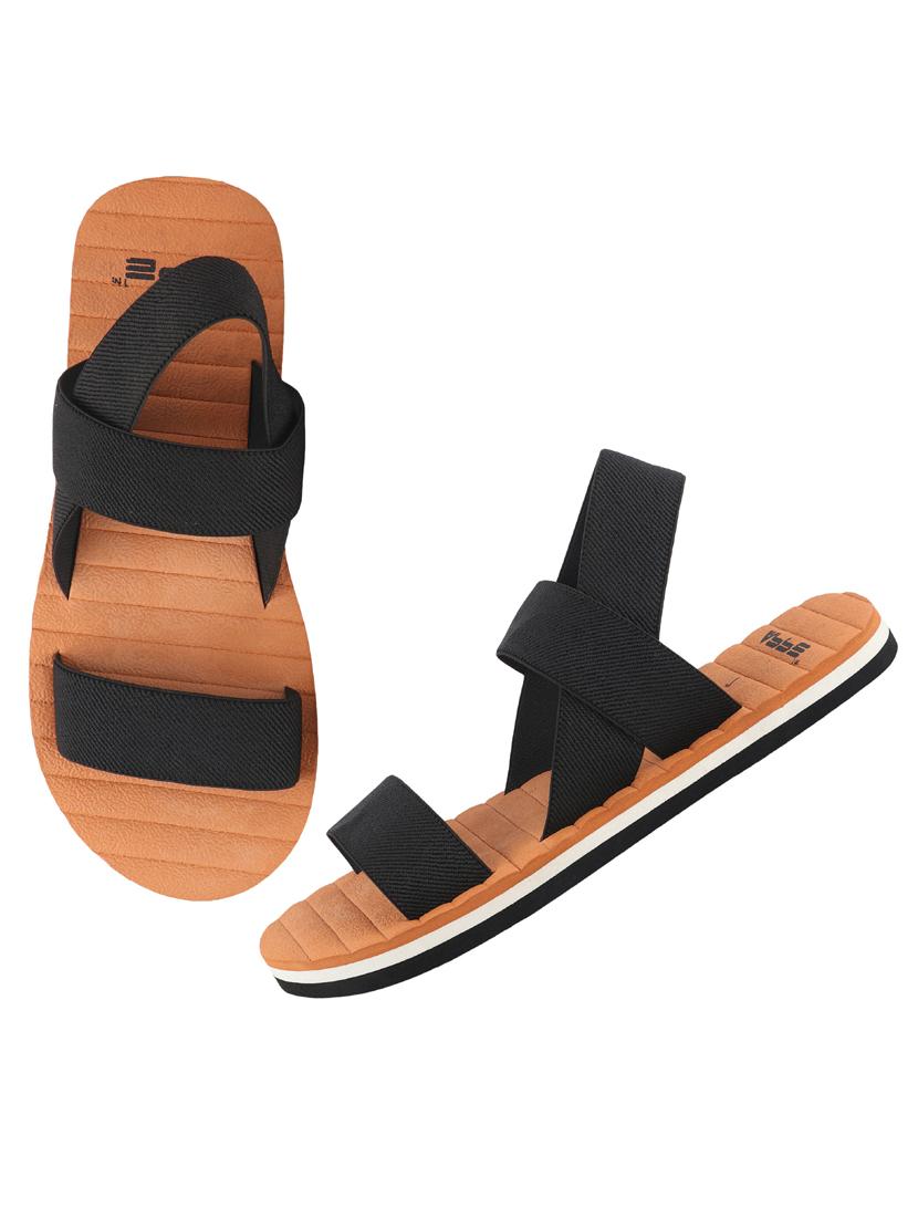 tan solid back strap sandal - 19908191 - Standard Image - 2