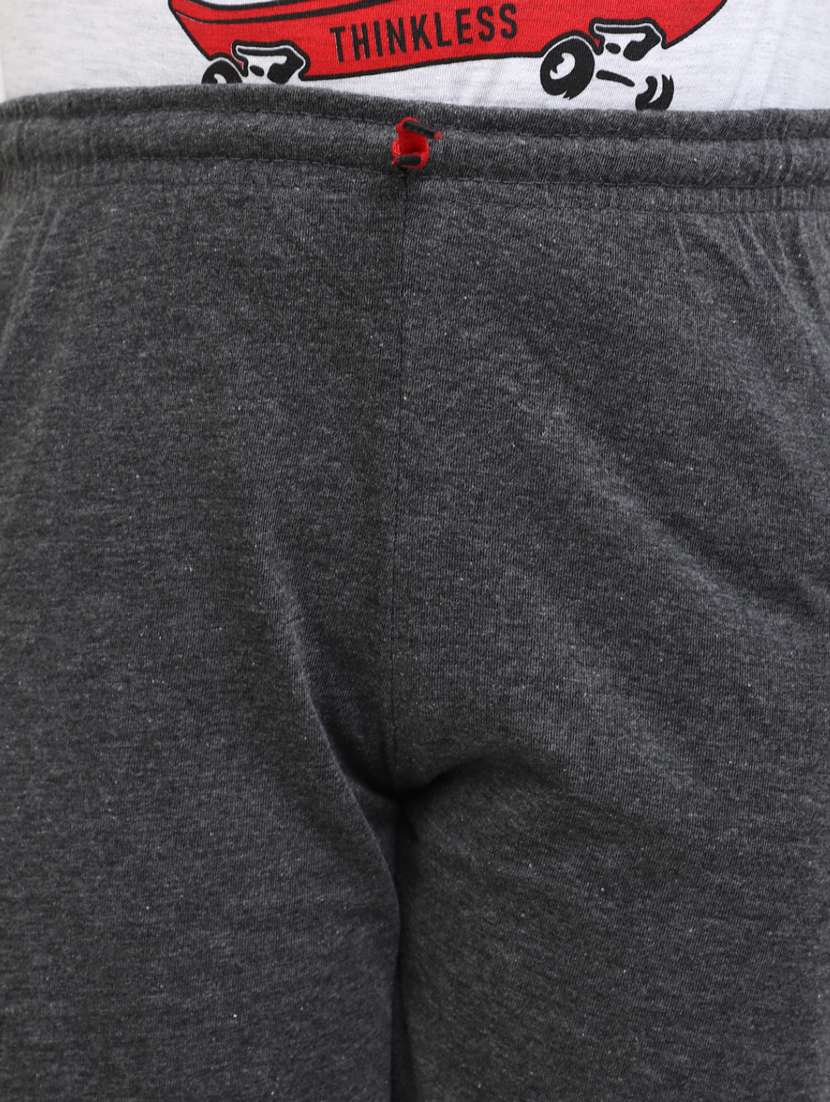 boys solid grey three fourth - 19908339 -  Standard Image - 2