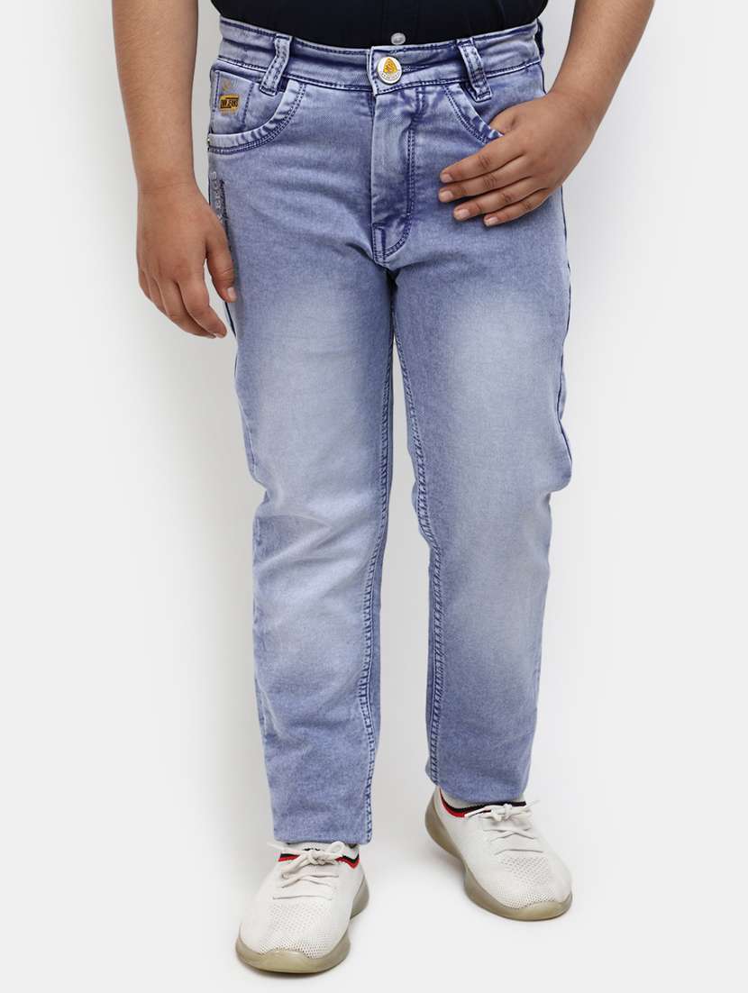 boy's plain slim fit jeans