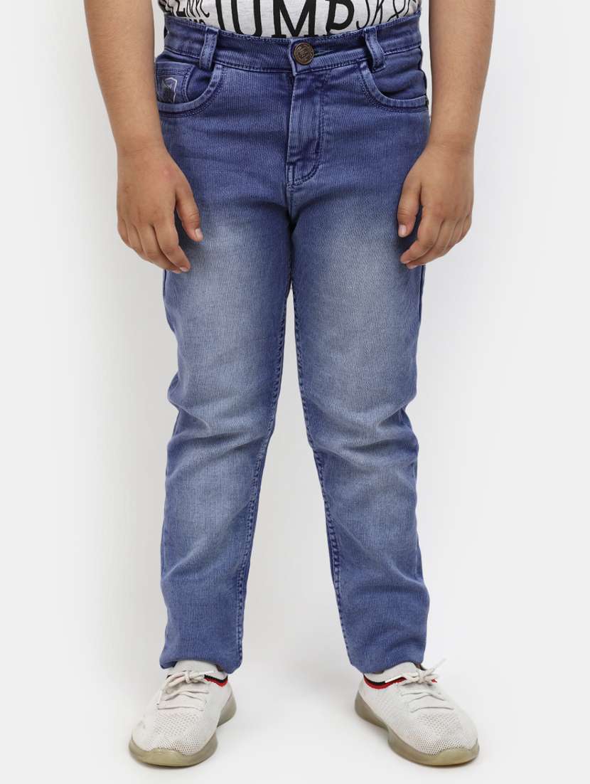 boy's plain slim fit jeans