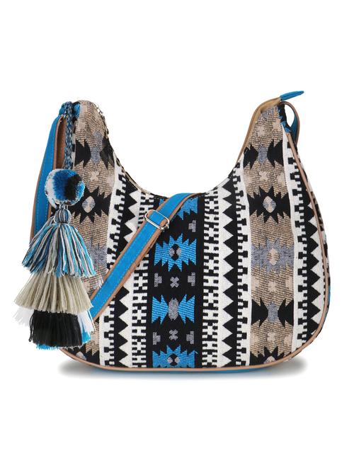 beige canvas sling bag - 19910267 -  Standard Image - 0