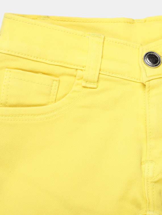 yellow solid cotton three-fourth - 19912802 -  Standard Image - 2