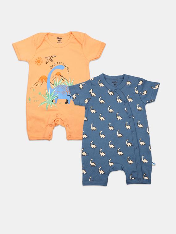 pack of 2 printed onesies
