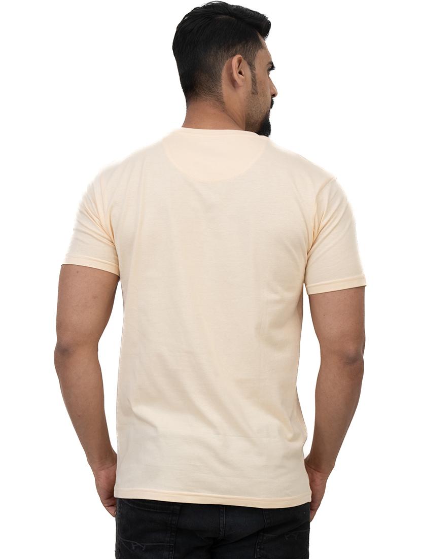 round neck solid cotton t-shirt - 19914975 - Standard Image - 2