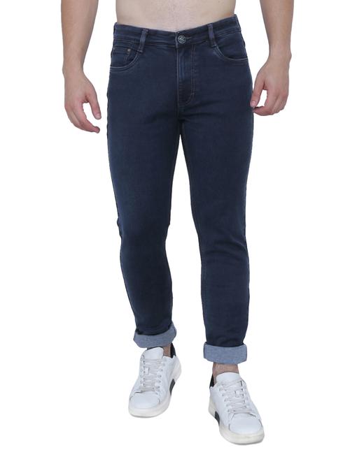 mens slim fit plain jeans - 19915277 - Standard Image - 0