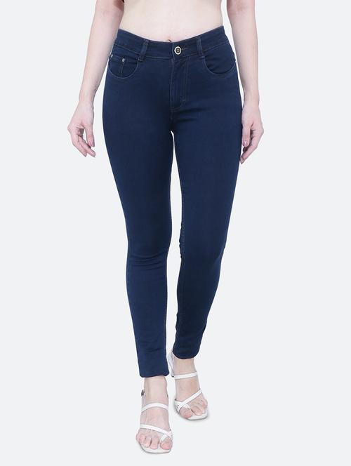 women's plain slim fit jeans - 19915280 - Standard Image - 0