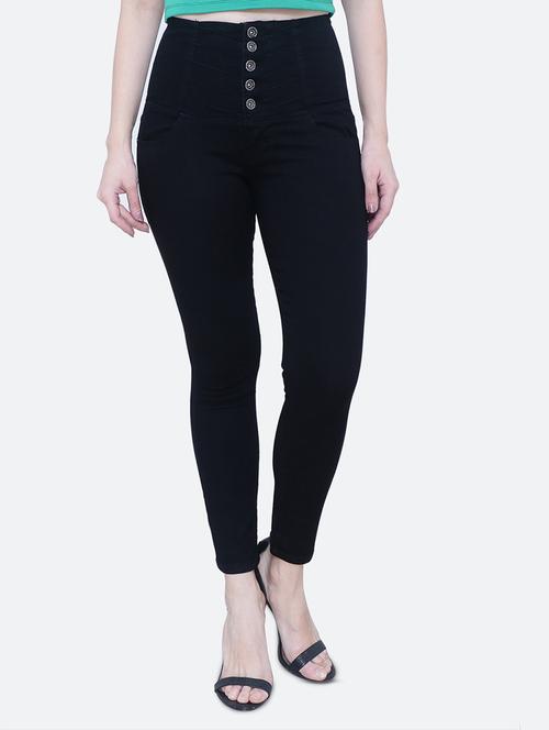 women's plain skinny fit jeans - 19915281 - Standard Image - 0