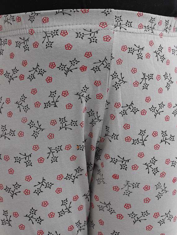 grey printed legging - 19915376 -  Standard Image - 2
