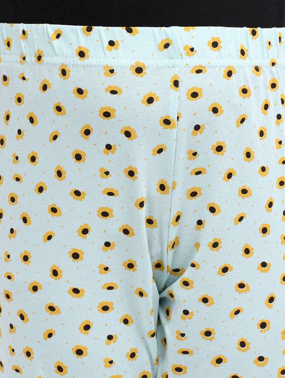 Blue Printed Legging - 19915381 -  Standard Image - 2