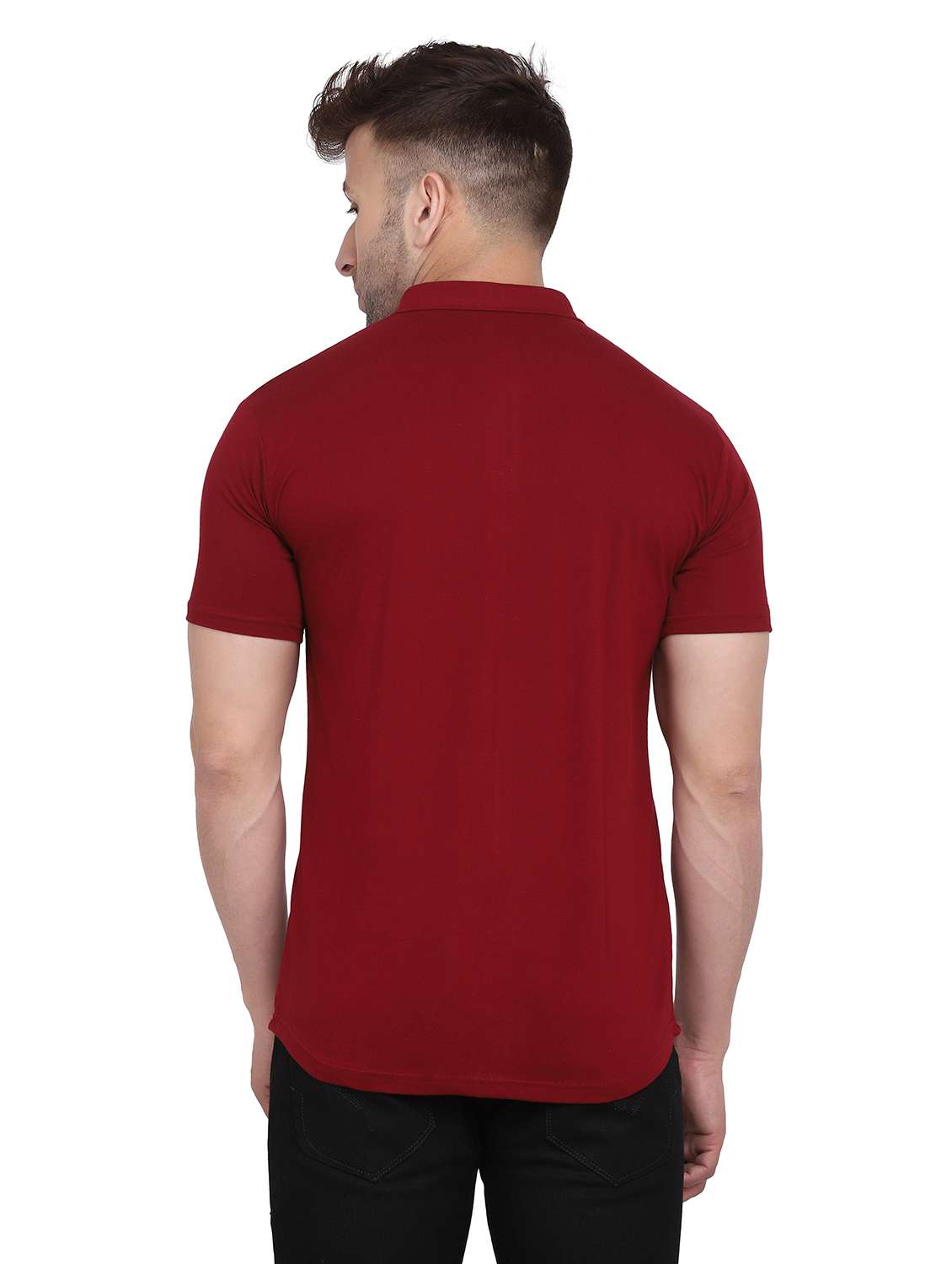 mens color block casual shirt - 19915399 - Standard Image - 2