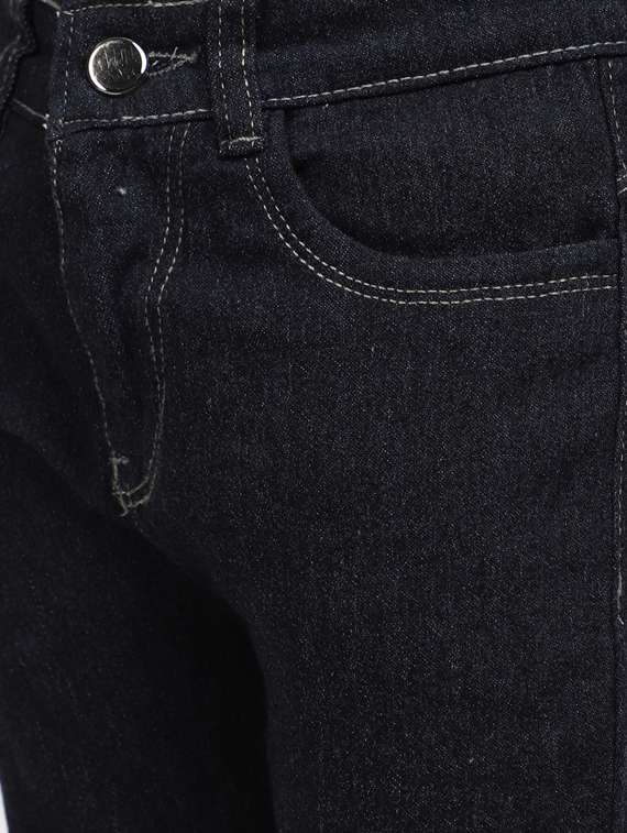 girls solid slim fit jeans - 19915485 -  Standard Image - 2