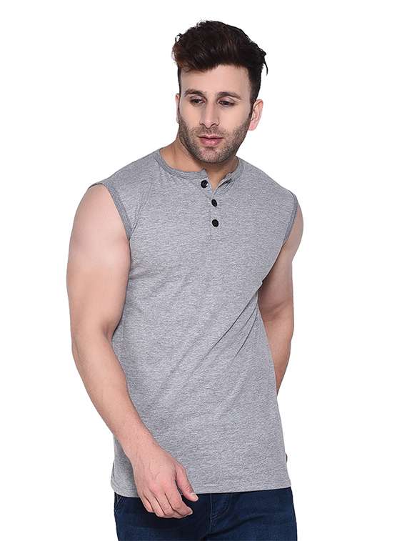 men solid cotton t-shirt